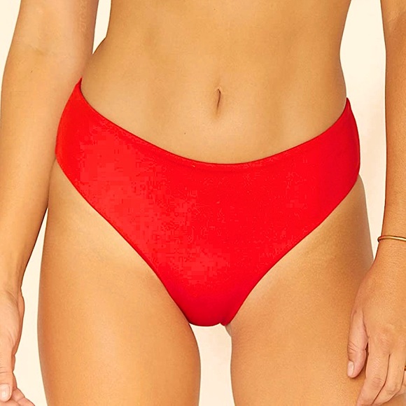 NWOT Hurley Solid Full Bikini Bottom - Picture 1 of 14